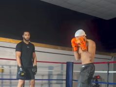 Charles Okocha Steps Up Training With Heavyweight Boxers Dubois, Itauma Ahead of Portable Rematch