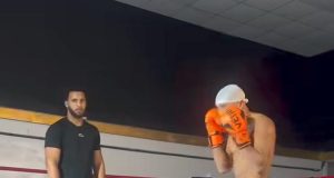 Charles Okocha Steps Up Training With Heavyweight Boxers Dubois, Itauma Ahead of Portable Rematch
