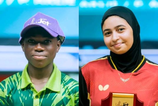Nigeria’s Joshua Samson, Egypt’s Habiba Elbasoumy Honoured As Day 4 Players of the Day at ITTF Africa Youth Championships