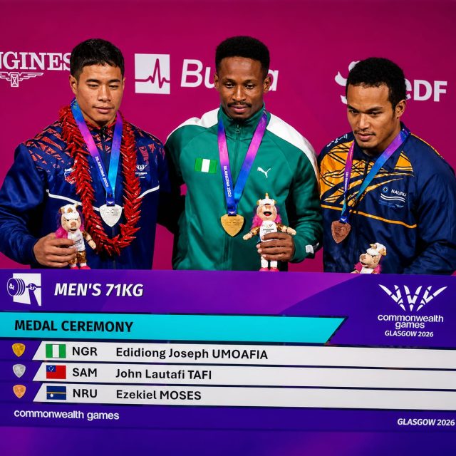 BREAKING: Umoafia Wins Gold, Smashes Commonwealth Games Record as Nigeria’s Medal Rush Continues!