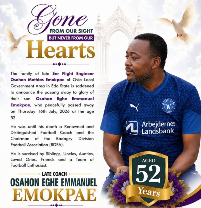 Burial Flyer for Osahon