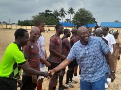 Badagry Football Stakeholders Battle To Goallees Draw With Iba Coaches Council At Agboju Grammar School