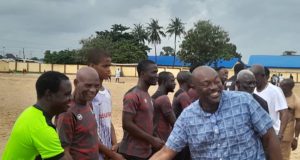 Badagry Football Stakeholders Battle To Goallees Draw With Iba Coaches Council At Agboju Grammar School