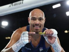 Nigerian-born Boxer Isaac Okoh Challenges Great Britain’s Prince Williams After Winning Gold Medal In Glasgow