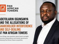 Adefolarin Ogunsanya and the Allegations of Shareholder Interference at Pan African Towers