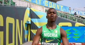 World U-20 Athletics Championships: Gift Bright Targets 200m, 4x100m After Injury Setback