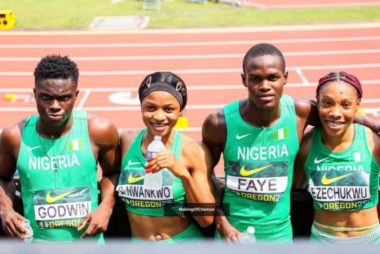 RECORD ALERT: Nigeria Shatters African U20 Mark, Storms Into World Championships Relay Final as Medal Hopes Soar in Eugene