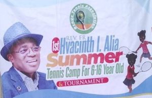 Governor Hyacinth Alia Summer Tennis Camp Stirs Excitement In Makurdi, Billed To Climax On August 24th