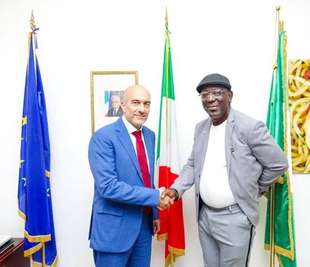 Hon. Adeboye Adeyinka (Right)