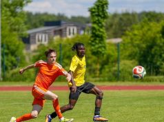Nigerian Talent Noah Abolaji Salaudeen Hits 42 Goal Contributions After Stunning Hat-Trick in Lithuania