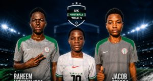 Nigerian Trio Take Major Step as Buruj Football Academy Secures UK Trial Opportunities