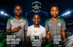Nigerian Trio Take Major Step as Buruj Football Academy Secures UK Trial Opportunities