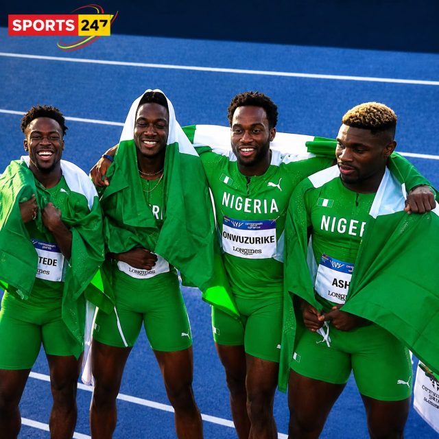 men's 4x100m