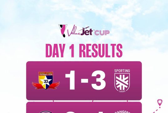 Sporting Lagos Lead ValueJet Cup Table After Winning Start as Rangers, Abia Warriors and Rivers United Make Day 1 Statements