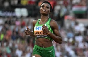 Tobi Amusan Takes Consolation From Season’s Best Time, After Losing World Record To USA’s Masai Russell