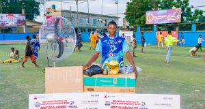 Monday Austine Crowned Best Goalkeeper of Seamoriow U15 Tournament