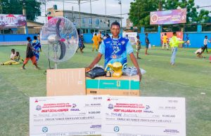 Monday Austine Crowned Best Goalkeeper of Seamoriow U15 Tournament