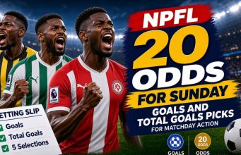 NPFL 20 Odds For Sunday: Goals And Total Goals Picks For Matchday Action