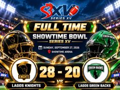 Defending Champions Lagos Knights Survive Greenbacks Scare In Showtime Bowl Series XV Flag Football