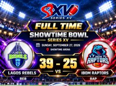Lagos Rebels Overpower Ibom Raptors 39-25 To Stay Perfect In Showtime Bowl Series XV Flag Football