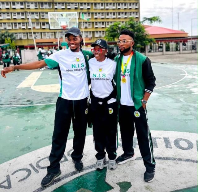 National Institute for Sports students in new kits