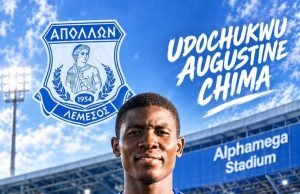 18-Year-Old Nigerian Midfielder Augustine Chima Joins Apollon Limassol