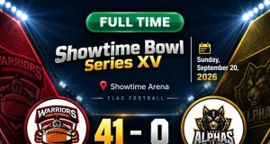 Warriors Send Early Warning! Abia Crush Rivers Alphas 41-0 As Bello Stars In SHOWTIME Season XV