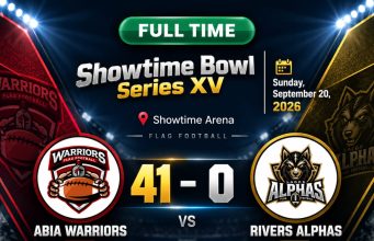 Warriors Send Early Warning! Abia Crush Rivers Alphas 41-0 As Bello Stars In SHOWTIME Season XV