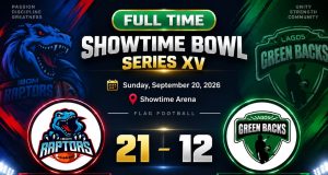 Raptors Strike First! Taiwo Inspires 21-12 Victory As Ibom Launch Season XV With Statement Win