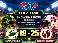 Cross River Ikan Sports Fight Back To Beat Gateway Horns 25-19 In Showtime Bowl Series XV Flag Football