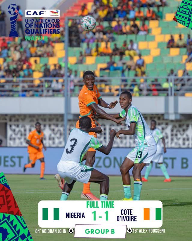 Eaglets vs Cote d Ivoire