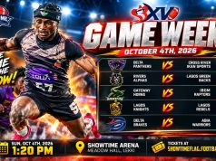 Unbeaten Giants Collide As Showtime Bowl Series XV Flag Football Hits Explosive Week 3