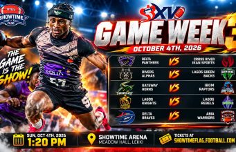 Unbeaten Giants Collide As Showtime Bowl Series XV Flag Football Hits Explosive Week 3