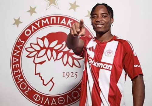 Bruno Onyemaechi’s Transfer Value Soars From €2m To €6m At Olympiacos Of Greece