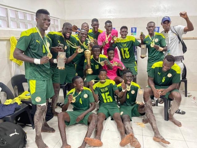 Senegal's beach soccer national team