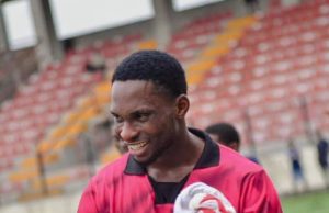 EuroMatch NPFL: Sporting Lagos Goalkeeper Clinton Lawani Marvels Over Huge Crowd At His Team’s Match In Kano