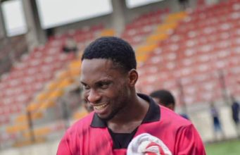 EuroMatch NPFL: Sporting Lagos Goalkeeper Clinton Lawani Marvels Over Huge Crowd At His Team’s Match In Kano