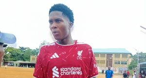 Young Stars FC’s Giant Striker Prince Anyadike Reveals: ‘I’m One Inch Taller Than Paul Onuachu’