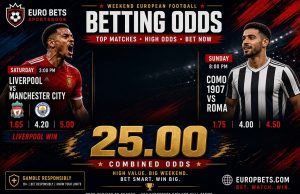 Weekend Odds: European League Is Back As 14 Football Selections Take Centre Stage