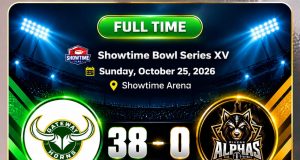 Horns Gore Alphas 38–0 As Adejumo Runs Riot, Prominence Claims MVP Honours In Showtime Gameweek 5