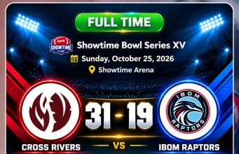 History Made! Cross River Ikan Sports Stun Ibom Raptors 31–19 To Break Longstanding Showtime Jinx