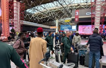 Super Eagles Arrive in Moscow as Chelle’s New-Look Squad Gears Up for Russia Clash