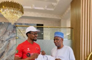 Rangers GM Ezeaku Visits Kano Sports Commission Chairman, Hails Babangida’s Appointment