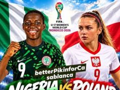 Flamingos’ Coach Akeem Busari, Star Player Harmony Chidi Catch FIFA’s Attention Ahead Of Clash With Poland
